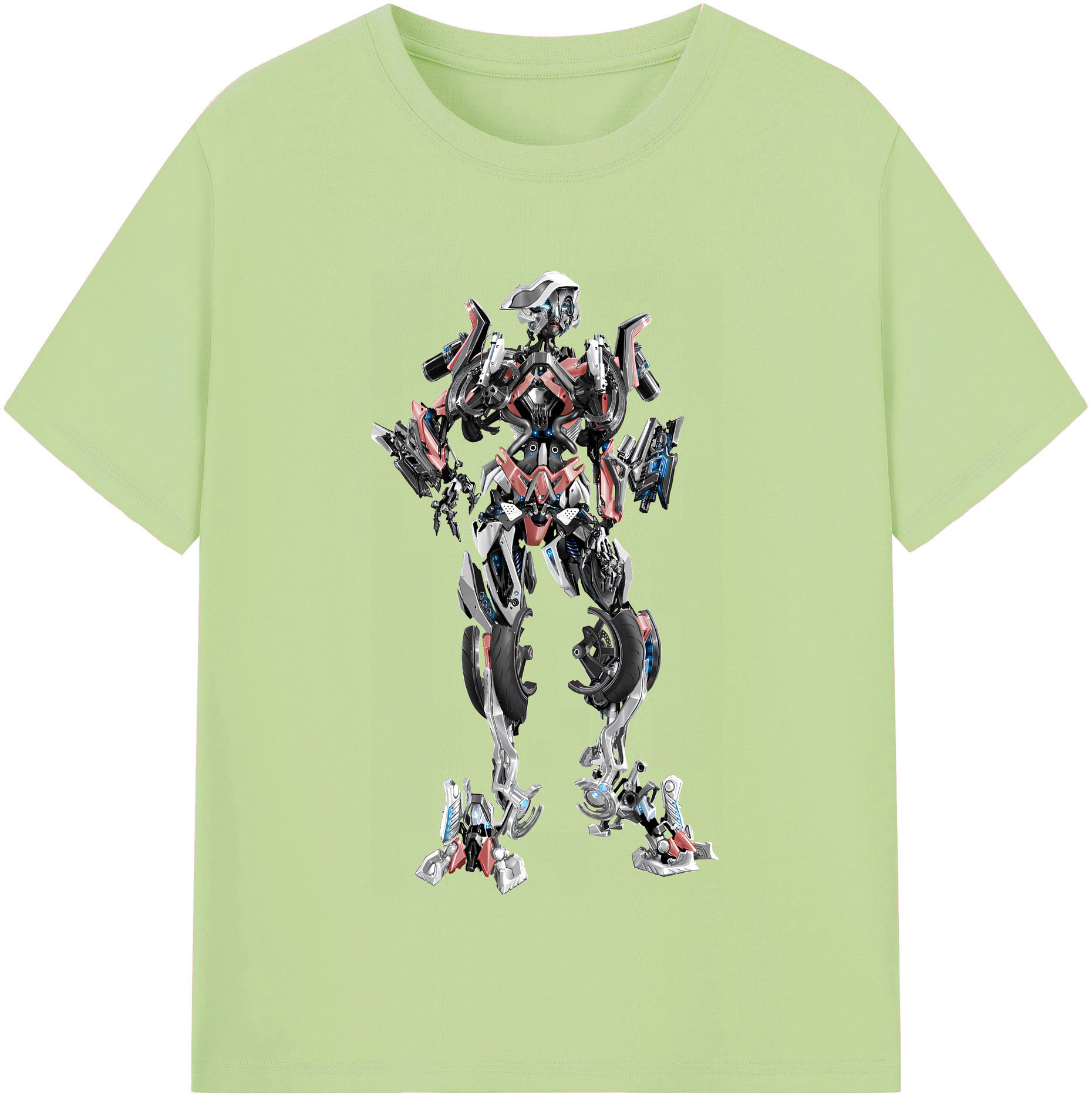 （画像用） Transformers トランスフォーマー 綿100％半袖Tシャツ（フロントプリント）